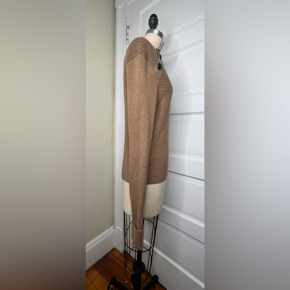 Isabel Marant Etoile Koyle sweater 42 L camel crew sweater caramel wool jumper - Picture 7 of 12